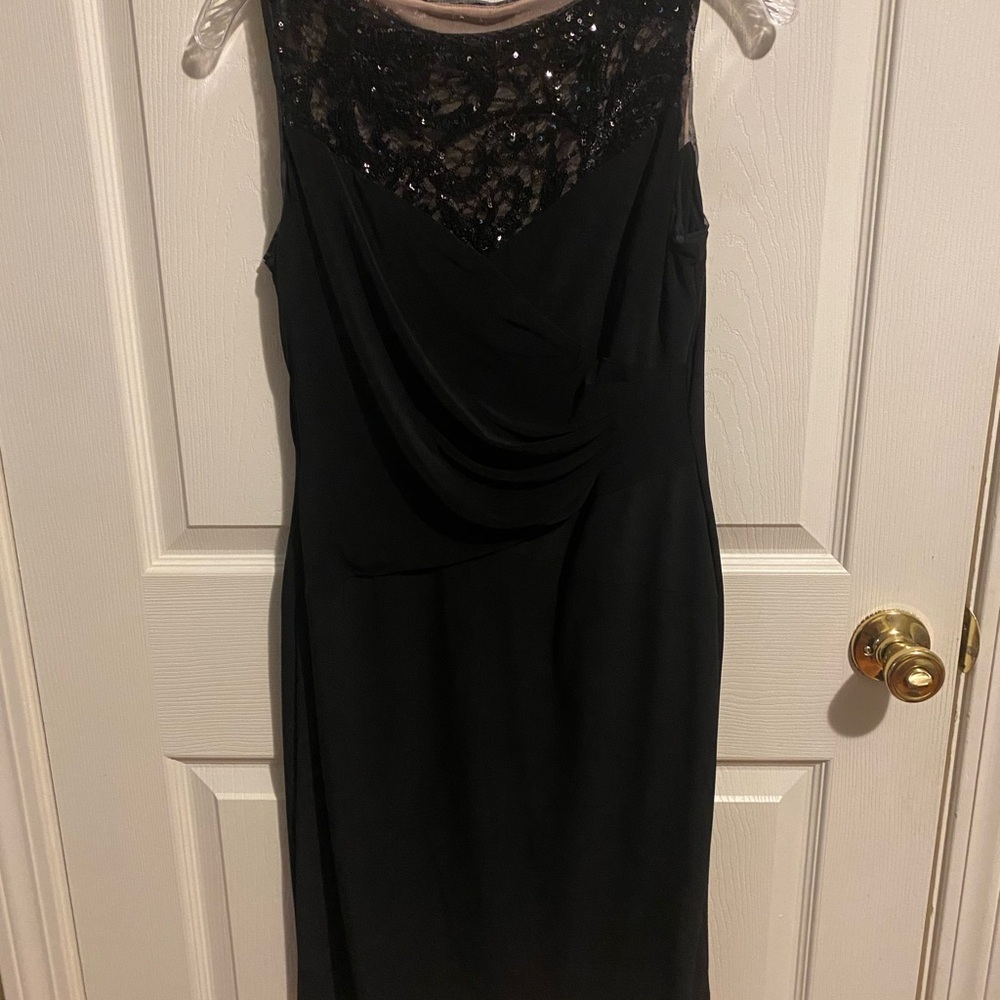 Elegant Black Sleeveless Dress